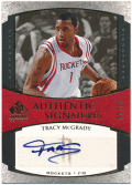 Tracy McGrady NBA 2005-06 Upper Deck SP Signature Edition Gold Auto 05/25