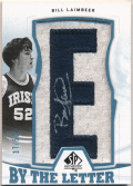 Bill Laimbeer NBA 2013-14 Upper Deck SP Authentic By the Letter Signature Auto 37/50