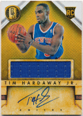 Tim Hardaway Jr. NBA 2013-14 Panini Gold Standard RC Rookie Signature Jersey Auto
