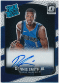 Dennis Smith Jr. NBA 2017-18 Panini Donruss Optic RC Rated Rookie Signature Auto