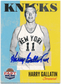 故 Harry Gallatin NBA 2012-13 Panini Past & Present Signature Auto