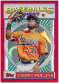 Cedric Mullins MLB 2020 Topps Finest Baseball's Red Refractor 2/5