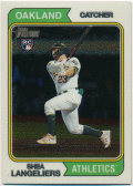 Shea Langeliers MLB 2023 Topps Heritage RC Rookie Chrome 918/999