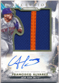 Francisco Alvarez MLB 2023 Topps Inception RC Rookie Signature Jumbo Patch Auto 17/99