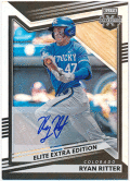 Ryan Ritter MLB 2022 Panini Elite Extra Edition Signature Auto