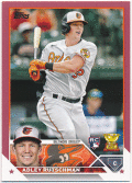 Adley Rutschman MLB 2023 Topps Series 1 RC Rookie Mother’s Day Hot Pink Parallel 23/50