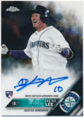 李大浩 MLB 2016 Topps Chrome RC Rookie Signature Auto Dae-Ho Lee