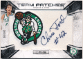 故 Chris Ford NBA 2010-11 Panini Rookies & Stars Team Patches Signature Auto 03/99