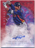 Yulieski Gurriel MLB 2017 Topps Inception RC Rookie Red Signature Auto 22/75 直筆サインカード ユリ・グリエル 元横浜ベイスターズ
