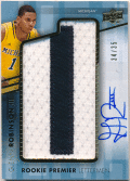 Glenn Robinson lll NBA 2014-15 Upper Deck Lettermen RC Rookie Premier Lettermen Auto 34/35