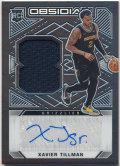 Xavier Tillman NBA 2020-21 Panini Obsidian RC Rookie Prizm Jersey Auto 35/99