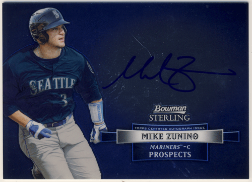 Mike Zunino MLB 2012 Bowman Sterling Prospects Signature Auto
