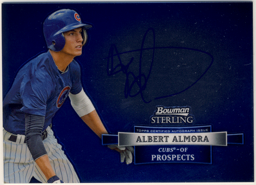 Albert Almora MLB 2012 Bowman Sterling Prospects Signature Auto