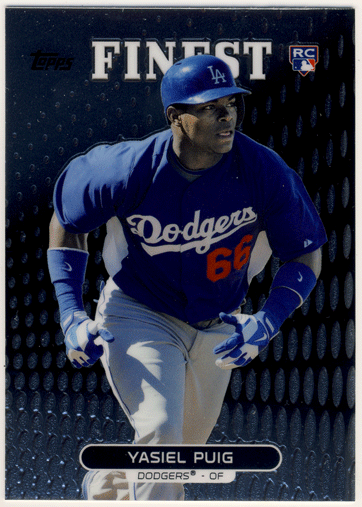 Yasiel Puig MLB 2013 Topps Finest #91 RC