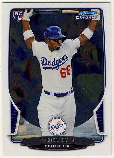 Yasiel Puig MLB 2013 Bowman Chrome #78 RC