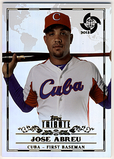 Jose Abreu MLB 2013 Topps Tribute WBC Refractor #98