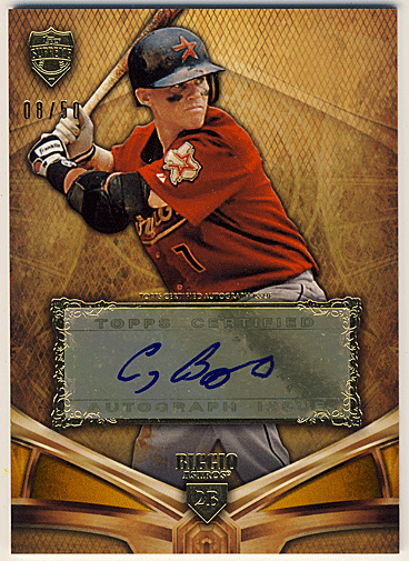Craig Biggio MLB 2013 Topps Supreme Asia Signature Auto 08/50
