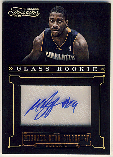 Michael Kidd-Gilchrist NBA 12-13 Panini Timeless Treasures RC Signature Auto 288/316