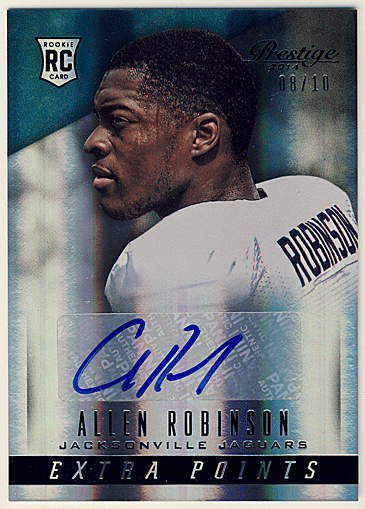 Allen Robinson NFL 2014 Panini Prestige RC Extra Points Signature Auto 08/10