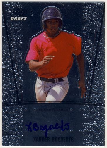 Xander Bogaerts 2011 Leaf Metal Draft Signature Auto