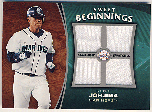 Kenji Johjima MLB 2006 UD Sweet Spot Sweet Beginnings WBC Jersey 城島健司