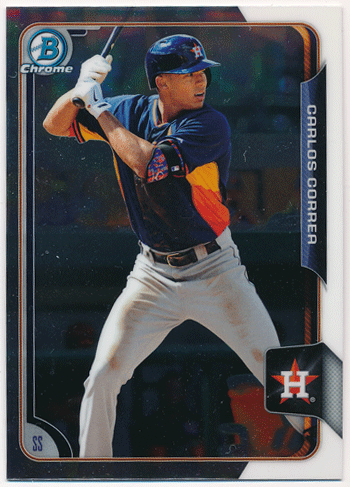 Carlos Correa MLB 2015 Bowman Chrome Prospects BCP41