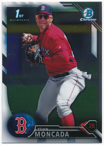 Yoan Moncada MLB 2016 Bowman Chrome 1st Prospects BCP148