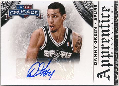 Danny Green NBA 13-14 Panini Crusade Apprentice Signature Auto