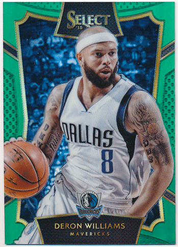 Deron Williams NBA 15-16 Panini Select Green Prizm 2/5