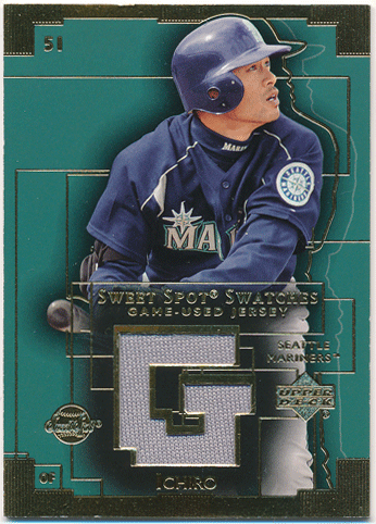Ichiro MLB 2003 UD Sweet Spot Swatches Jersey イチロー