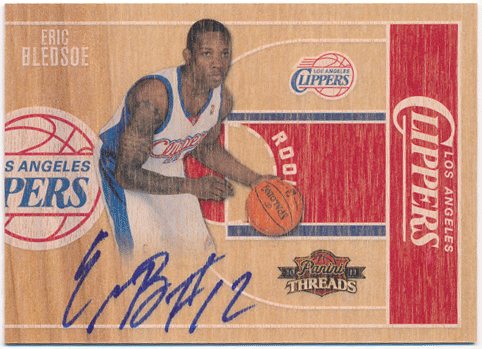 Eric Bledsoe NBA 10-11 Panini Threads RC Signature Auto 031/399