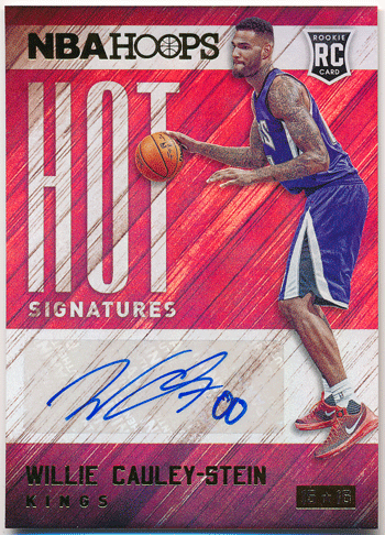 Willie Cauley-Stein NBA 15-16 Panini Hoops RC Hot Signature Auto