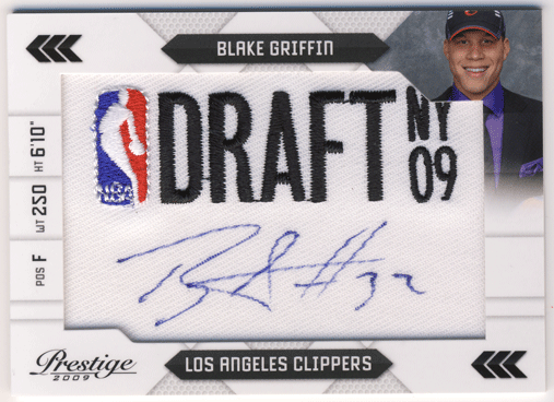 Blake Griffin NBA 09-10 Panini Prestige NBA Draft Class Logos Auto 076/125