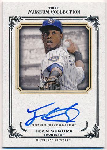 Jean Segura MLB 2013 Topps Museum Collection Signature Auto 169/399