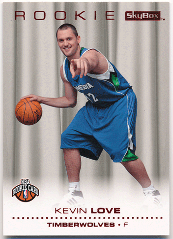 Kevin Love NBA 08-09 Skybox RC Star Rubies Ruby 08/50