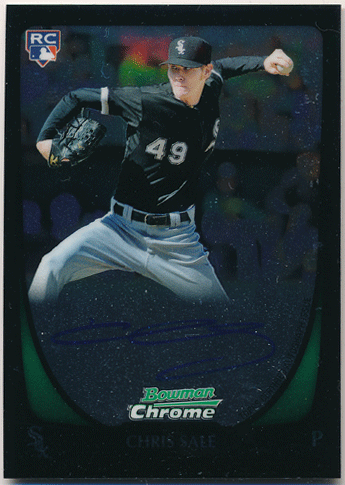 Chris Sale MLB 2011 Bowman Chrome RC Signature Auto