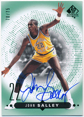 John Salley 14-15 UD SP Authentic Signature Auto 70/75