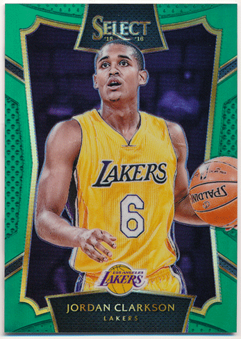 Jordan Clarkson NBA 15-16 Panini Select Green Prizm 1/5