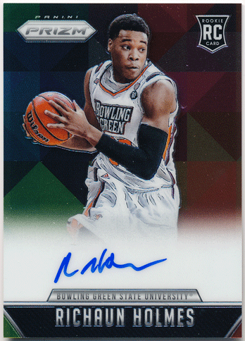 Richaun Holmes NBA 15-16 Panini Prizm RC Signature Auto