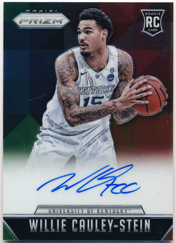 Willie Cauley-Stein NBA 15-16 Panini Prizm RC Signature Auto