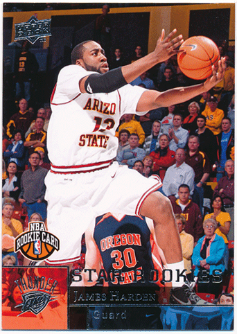 James Harden NBA 09-10 Upper Deck UD Star Rookies RC