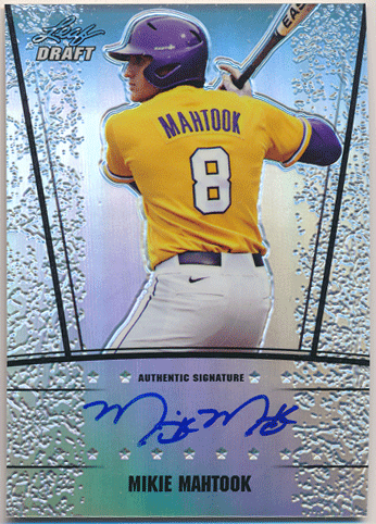 Mikie Mahtook 2011 Leaf Metal Draft Refractor Signature Auto 97/99