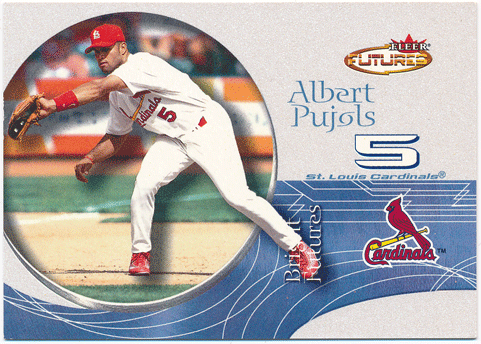 Albert Pujols MLB 2001 Fleer Futures RC 2360/2499