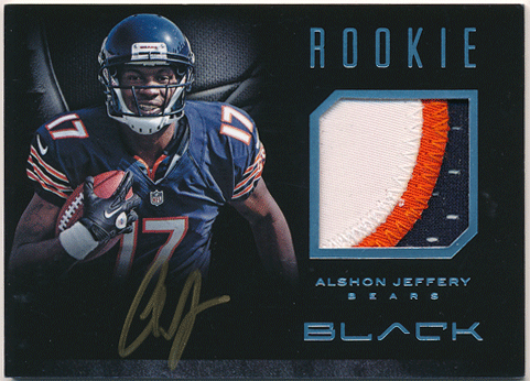 Alshon Jeffery NBA 2012 Panini Black RC Platinum Signature Patch Auto 30/49