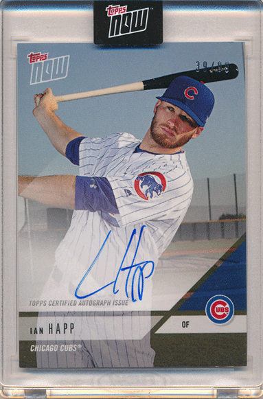 Ian Happ MLB 2018 Topps Now Signature Auto 39/99