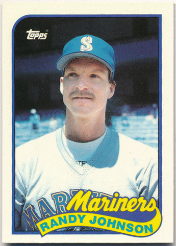 Randy Johnson MLB 1989 Topps Traded #T57