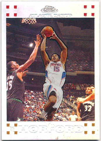 Al Horford NBA 07-08 Topps Chrome RC Refractor 0292/1499