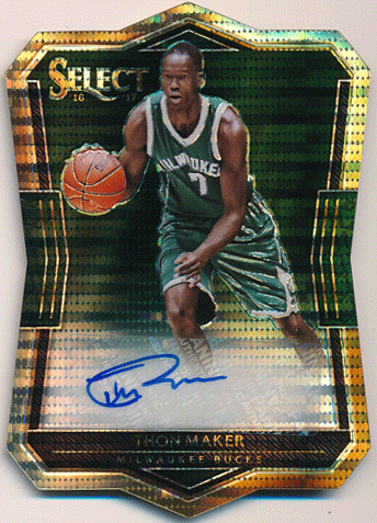 Thon Maker NBA 16-17 Panini Select RC Pulsar Prizm Signature Auto 55/99