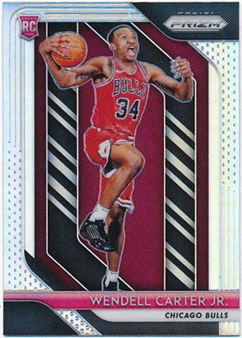 Wendel Carter Jr. NBA 18-19 Panini Prizm RC Silver Prizm Refractor