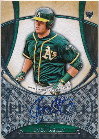 Ryon Healy MLB 2017 Topps Five Star RC Signature Auto